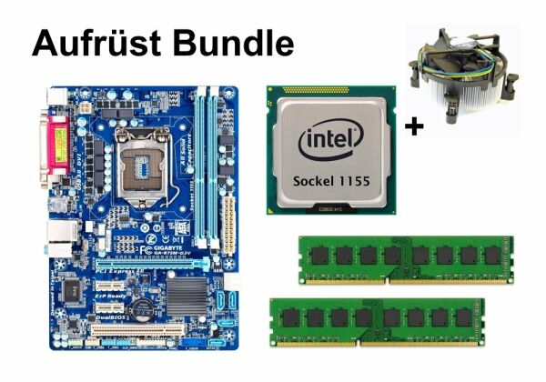 Aufrüst Bundle - Gigabyte B75M-D3V + Intel Celeron G1630 + 8GB RAM #143574