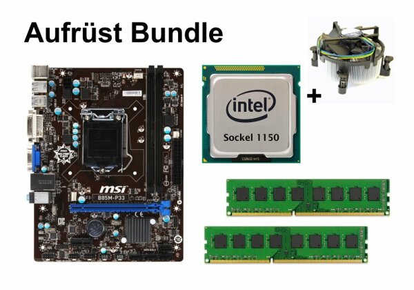 Aufrüst Bundle - MSI B85M-P33 + Celeron G1840 + 4GB RAM #145352