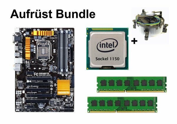 Aufrüst Bundle - Gigabyte Z97-D3H + Celeron G1820 + 4GB RAM #145753