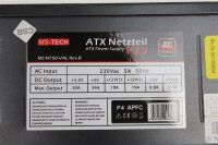 MS-Tech Value Edition 750W (MS-N750-VAL) ATX Netzteil 750...