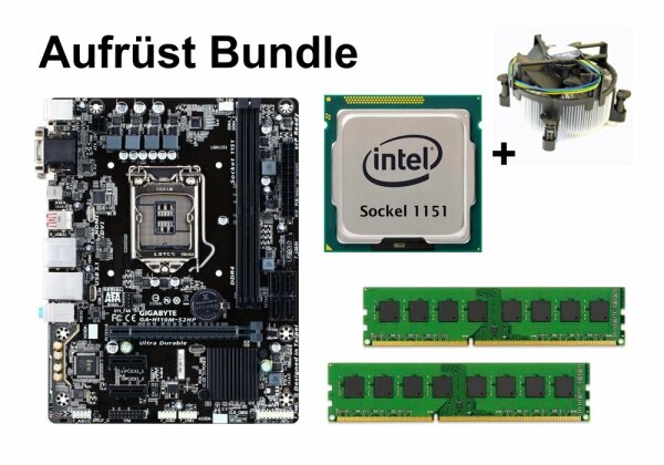 Aufrüst Bundle - Gigabyte H110M-S2HP + Intel Core i3-6100 + 4GB RAM #149769