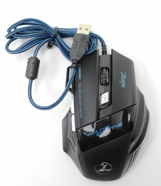Zelotes T-80 BigMac Gaming Mouse 3200 DPI Sieben Tasten Maus USB   #153675