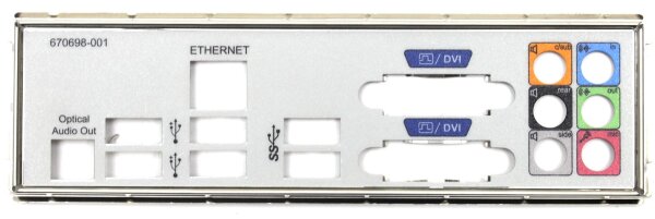 HP IPMMB-FM 696887-001 Rev.1.03 - Blende - Slotblech - IO Shield   #154169