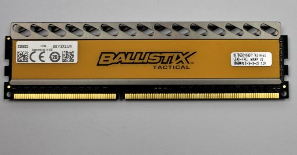 Crucial Ballistix Tactical 8 GB (1x8GB) BLT8G3D1869DT1TX0 DDR3-1866   #154695