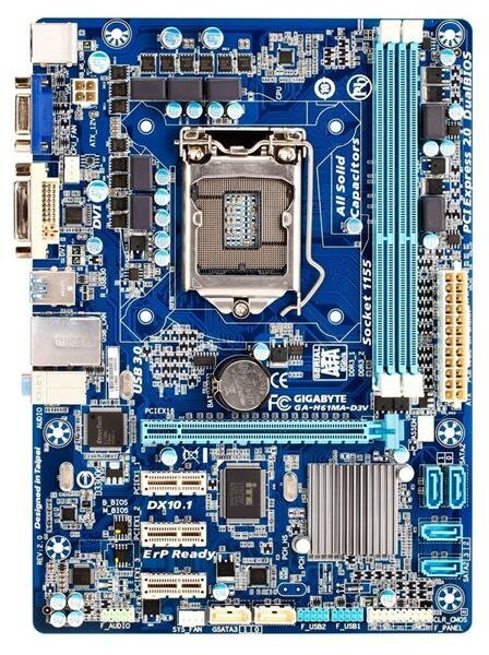 Gigabyte GA-H61MA-D3V Rev.2.0 Intel H61 Mainboard Micro ATX Sockel 1155  #153915