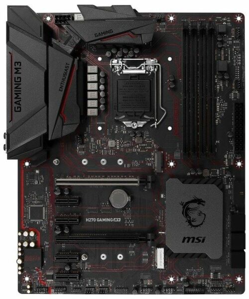 MSI H270 Gaming M3 MS-7A62 Ver.1.0 Intel H270 Mainboard ATX Sockel 1151  #154235