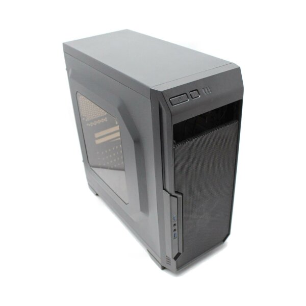ATX PC Gehäuse MidiTower USB 3.0  schwarz   #300062