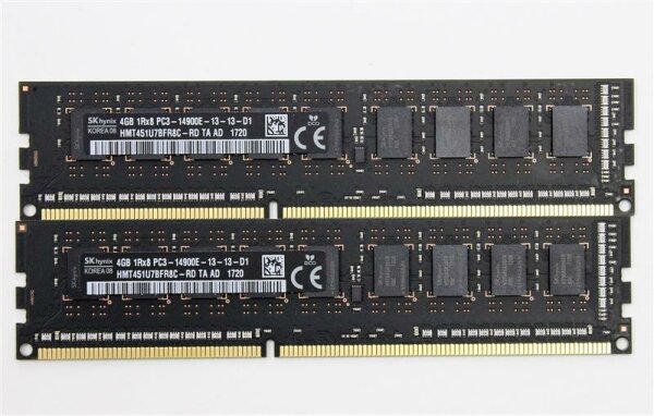 Hynix 8 GB (2x4GB) HMT451U7BFR8C-RD DDR3-1866 PC3-14900E ECC for MAC   #154731