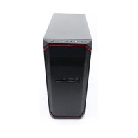 ATX PC Gehäuse MidiTower USB 2.0  schwarz   #300087