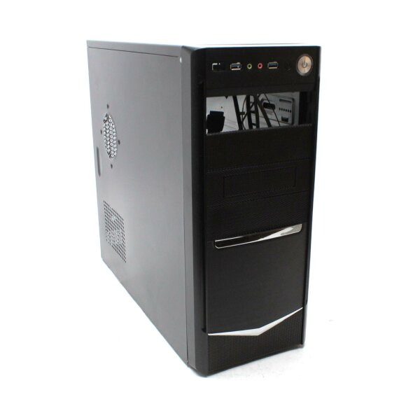 ATX PC Gehäuse MidiTower USB 3.0  schwarz   #300130