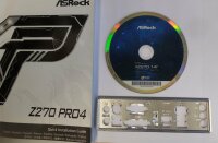 ASRock Z270 Pro4 - Handbuch - Blende - Treiber CD   #156742