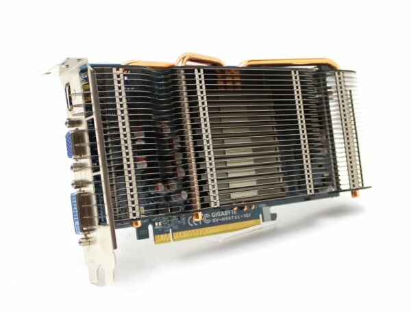 Gigabyte GeForce 9600 GT 1 GB DDR3 passiv silent DVI, HDMI, VGA PCI-E    #156996