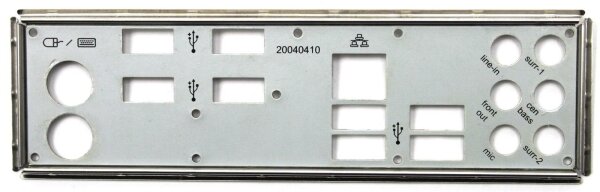 MSi X58 Platinum MS-7522 Ver.2.0 - Blende - Slotblech - IO Shield   #157258