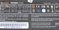 Be Quiet Power Zone 750W (BN211) ATX Netzteil 750 Watt 80+ modular   #156820