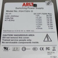 ARLT PSH750V-D ATX Netzteil 750 Watt teilmodular   #156821