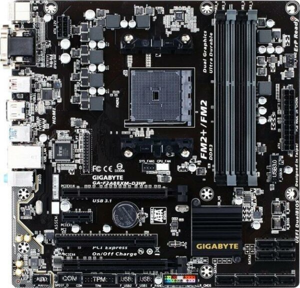 Gigabyte GA-F2A88XM-D3HP Rev.1.0 AMD A88X Micro ATX Sockel FM2+   #157240