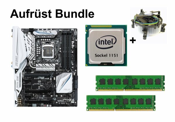 Aufrüst Bundle - ASUS Z170-Deluxe + Intel Core i3-7100T + 32GB RAM #154346