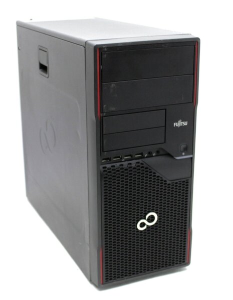 Fujitsu Esprimo P700 E85+ PC Gehäuse MidiTower  schwarz   #300559