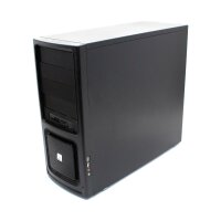 Revoltec Fifty ATX PC Gehäuse MidiTower USB 2.0 gedämmt schwarz   #300626