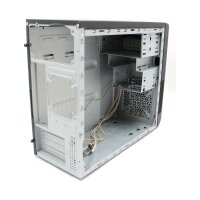 CSL Micro ATX PC Gehäuse MidiTower USB 2.0  schwarz   #300632