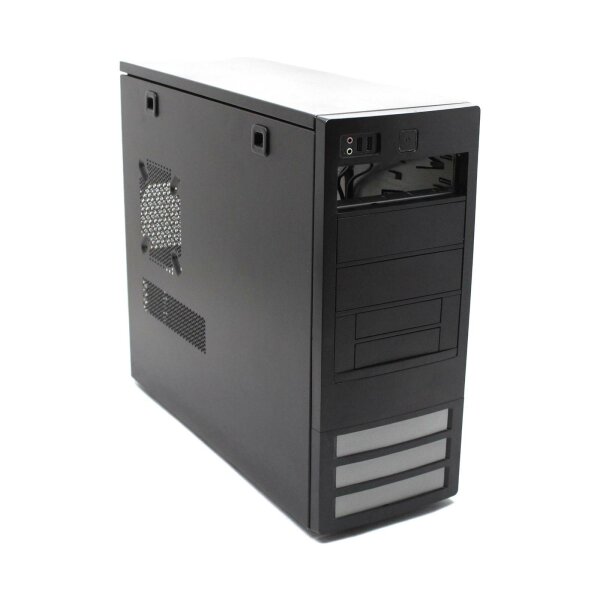 Tarox ATX PC Gehäuse MidiTower USB 2.0  schwarz   #300633