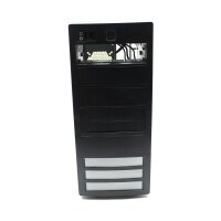 Tarox ATX PC Gehäuse MidiTower USB 2.0  schwarz   #300633