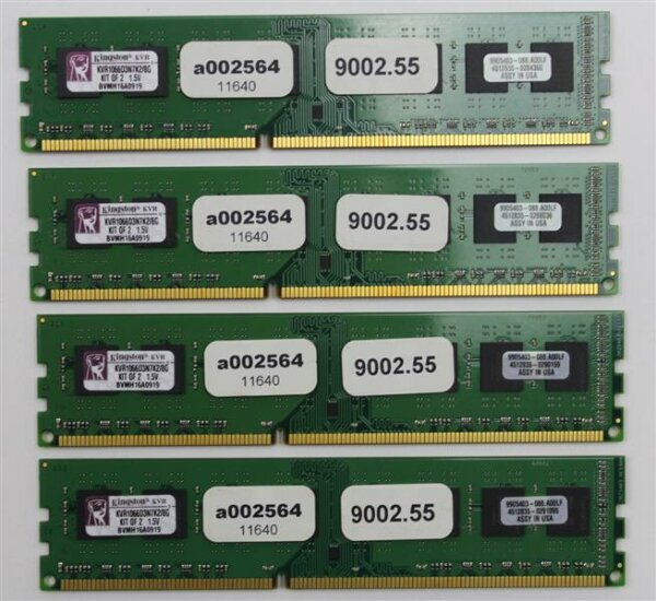 Kingston 16 GB (4x4GB) KVR1066D3N7K2/8G DDR3-1066 PC3-8500   #300707
