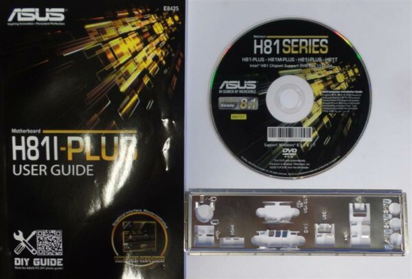 ASUS H81I-Plus - Handbuch - Blende - Treiber CD   #300801