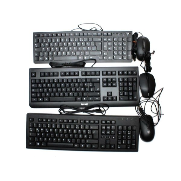 Tastatur, Keyboard Bundle 3 pieces various models   #1300965