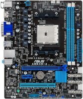 ASUS A85XM-A Rev.1.01 AMD A85X Mainboard Micro ATX Sockel...