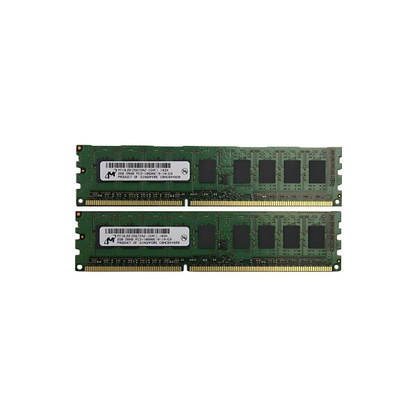 Micron 4 GB (2x2GB) MT18JSF25672AZ-1G4F1 DDR3-1333 PC3-10600E ECC   #301457