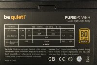 Be Quiet Pure Power L8-CM-430W (BN180) ATX Netzteil 430...