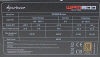 Sharkoon WPM600 Bronze ATX Netzteil 600 Watt 80+...