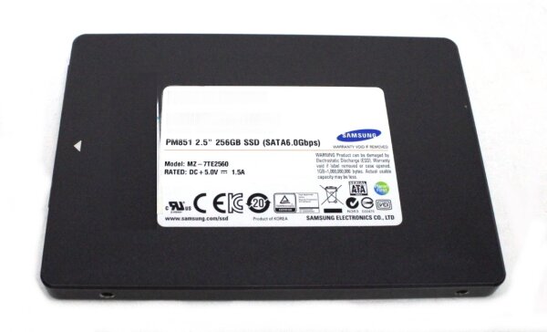 Samsung PM851 256 GB 2.5 Zoll SATA-III 6Gb/s MZ-7TE2560 SSD   #301879