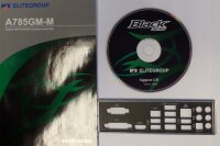ECS A785GM-M V.1.0 - Handbuch - Blende - Treiber CD...