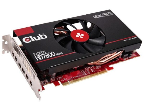 Club 3D Radeon HD 7870 GHz Eyefinity 6 2 GB GDDR5 6x Mini-DP PCI-E    #302149