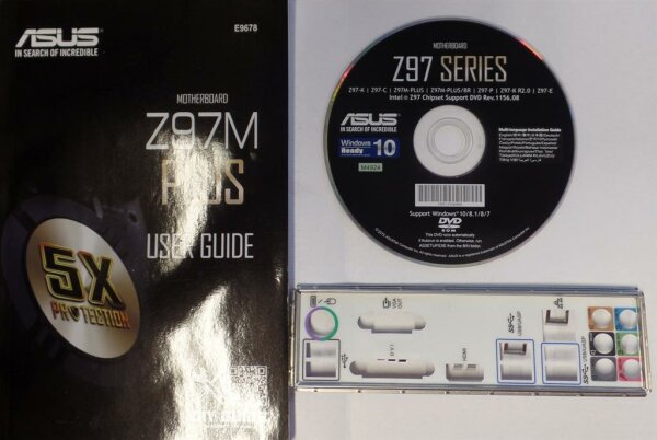 ASUS Z97M-Plus - Handbuch - Blende - Treiber CD   #302171
