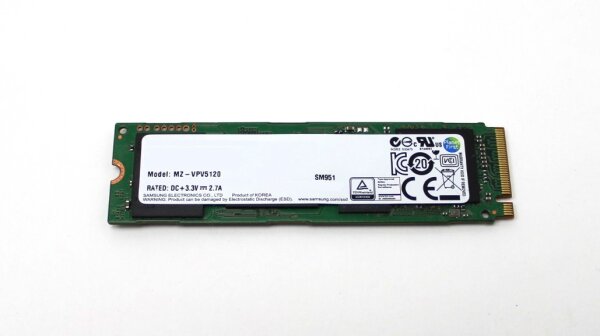 Samsung SSD SM951-NVMe 512 GB M.2 SSD MZ-VPV5120 PCIe 3.0 x6   #302233