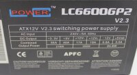 LC Power LC6600GP2 V2.3 ATX Netzteil 600 Watt   #302610