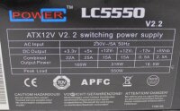 LC Power LC5550 V2.2 ATX Netzteil 550 Watt       #302737