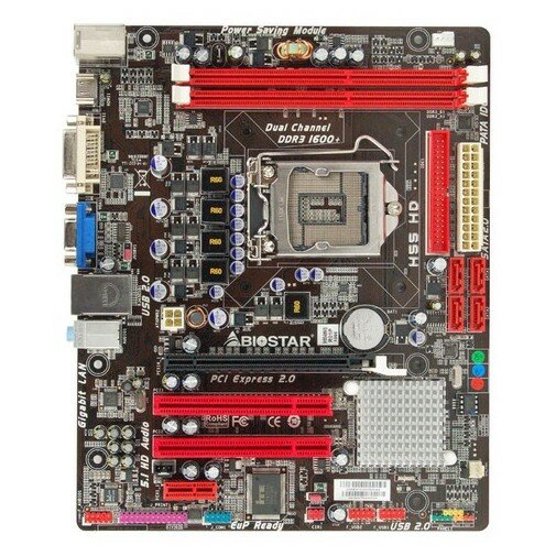 Biostar H55 HD Rev.6.4 Intel H55 Mainboard Micro ATX Sockel 1156  #302979