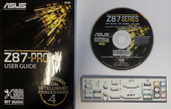 ASUS Z87-Pro - Manual - Blende - Driver CD   #303118