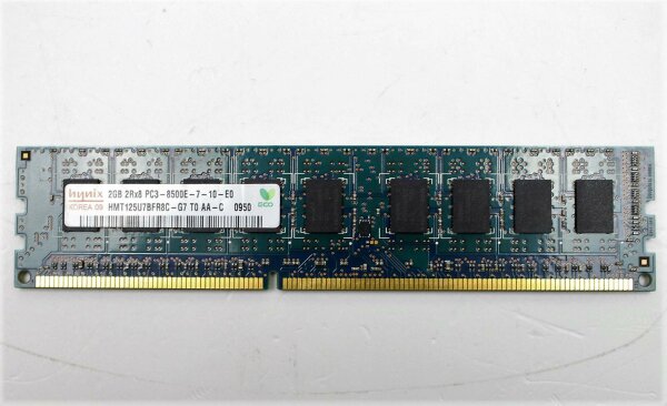 Hynix 2 GB (1x2GB) HMT125U7BFR8C-G7 PC3-8500E DDR3-1066 ECC   #303200