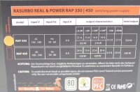 Rasurbo Real & Power RAP 350 ATX Netzteil 350 Watt 80+  #303658