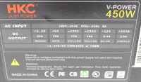 HKC V-Power 450W ATX Netzteil 450 Watt   #303696
