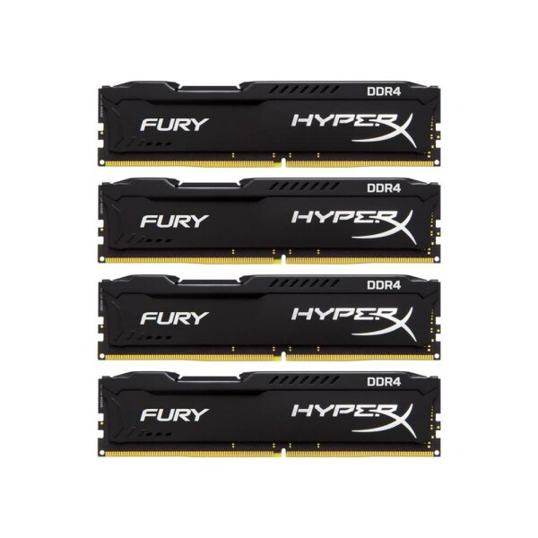 Kingston HyperX Fury 32 GB (4x8GB) HX424C15FBK4/32 DDR4-2400 PC4-19200 #304151
