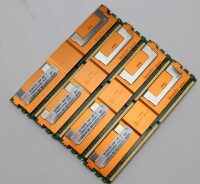 Hynix 4 GB (4x1GB) HYMP512F72CP8N3-Y5 DDR2-667 PC2-5300F  ECC #304215