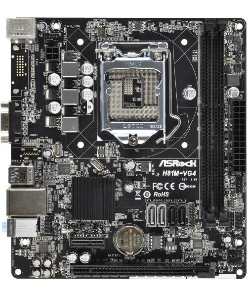 ASRock H81M-VG4 Intel H81 Micro ATX Sockel 1150   #304354