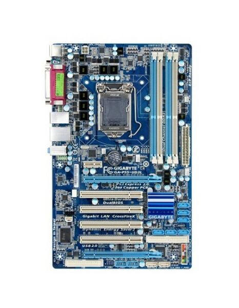 Gigabyte GA-P55-UD3L Rev.2.3 Mainboard ATX Sockel 1156 Refurbished  #304454