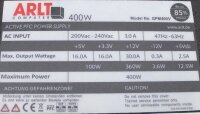 ARLT GPM400V 400W ATX Netzteil 400 Watt  #304953